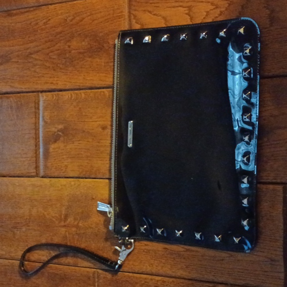 Rebecca Minkoff Clear Black Clutch